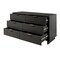 Manhattan Comfort Granville 55.07 Double Wide Dresser in Dark Grey DR-5035 - alternate 5